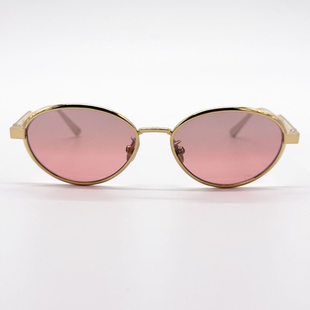 NEW DIOR DIORCANNAGE R1U B0R6 SUNGLASSES WOMEN GOLD EYEWEAR - Picture 3 of 10